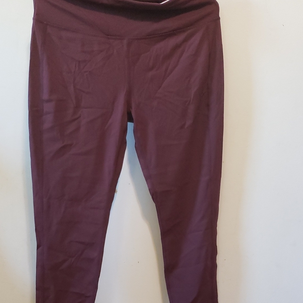 Women's Burgundy Leggings